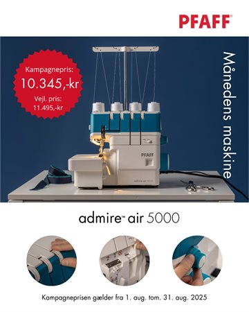 Admire air 5000 overlocker fra Pfaff
